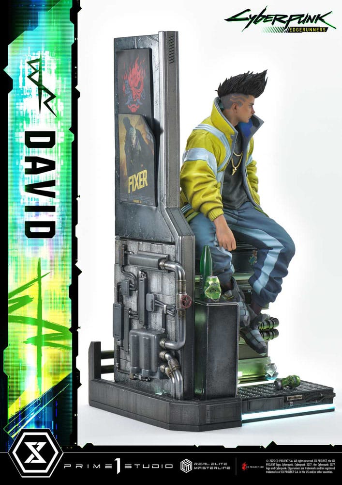 Cyberpunk: Edgerunners statuette Real Elite Masterline Series 1/4 David Bonus Version 58 cm