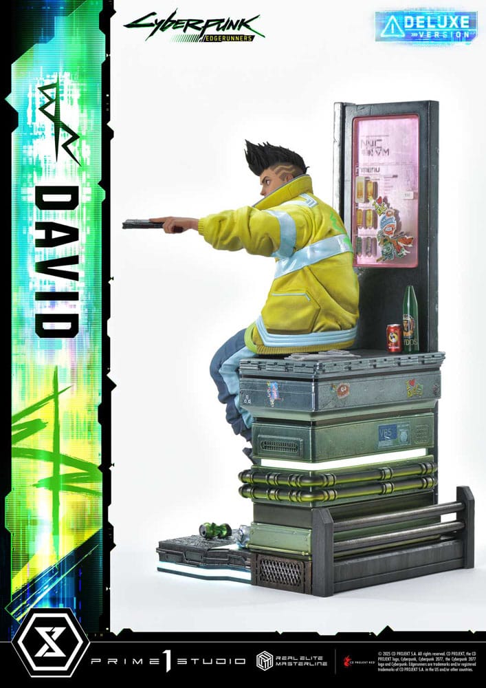 Cyberpunk: Edgerunners statuette Real Elite Masterline Series 1/4 David Bonus Version 58 cm