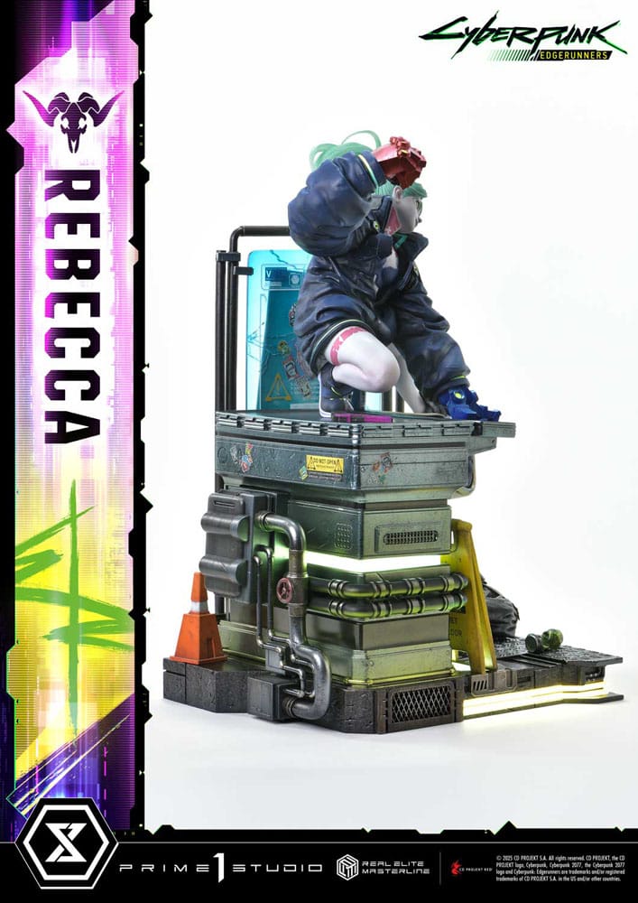 Cyberpunk: Edgerunners statuette Real Elite Masterline Series 1/4 Rebecca 54 cm