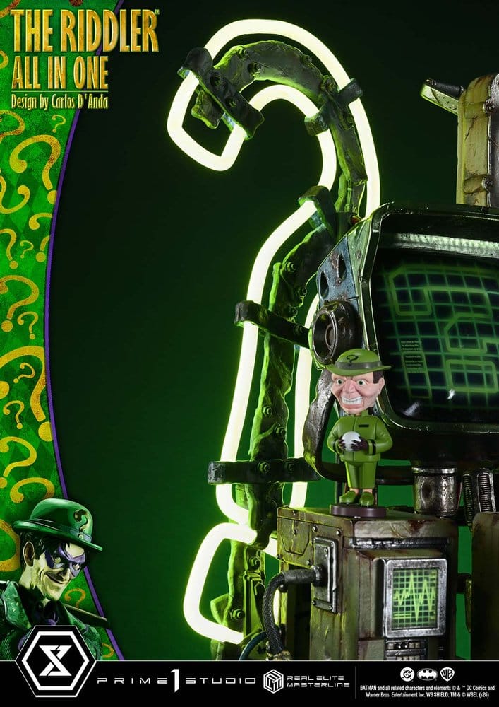 DC Comics Real Elite Masterline Series Statue 1/3 The Riddler All In One (Design by Carlos D'Anda) 74 cm