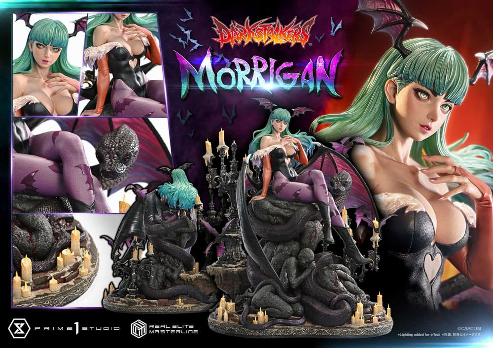 Darkstalkers statuette Real Elite Masterline Series 1/4 Morrigan Bonus Version 55 cm
