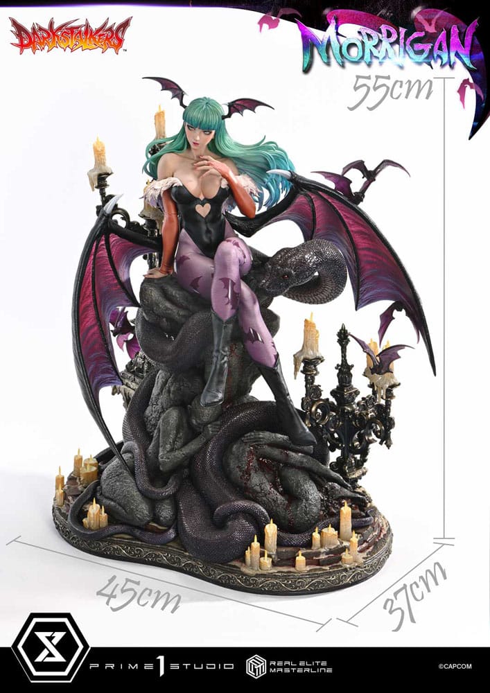 Darkstalkers statuette Real Elite Masterline Series 1/4 Morrigan Bonus Version 55 cm