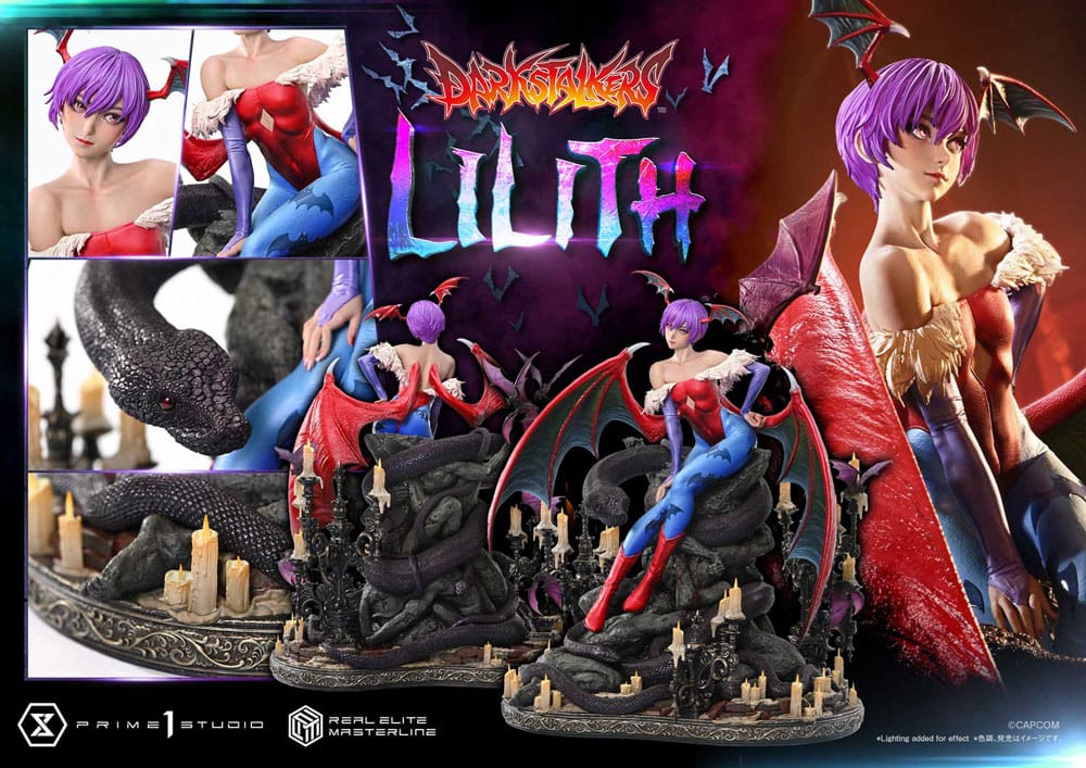 Darkstalkers statuette Real Elite Masterline Series 1/4 Lilith 52 cm