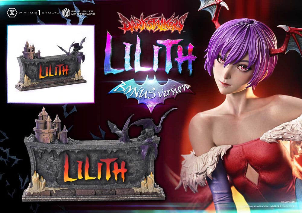 Darkstalkers statuette Real Elite Masterline Series 1/4 Lilith Bonus Version 52 cm