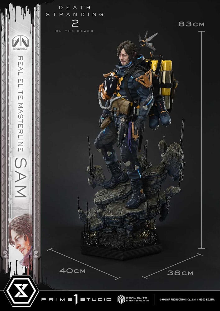 Death Stranding 2: On the Beach statuette Real Elite Masterline Series 1/3 Sam 83 cm