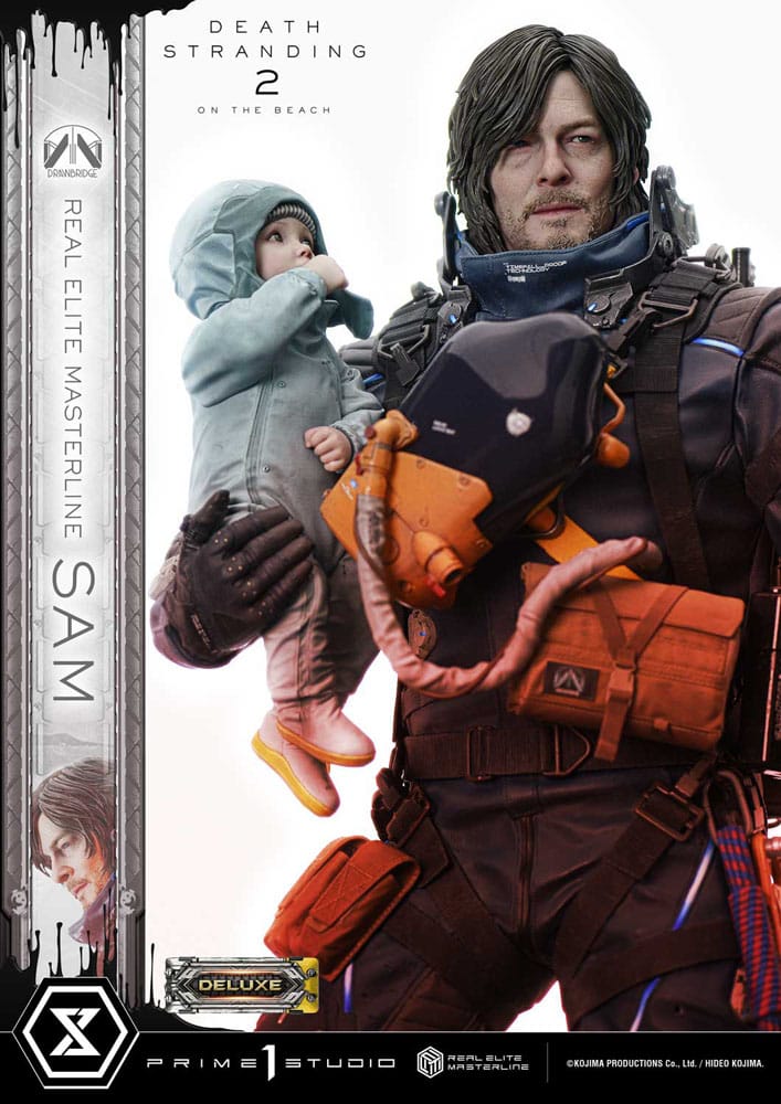 Death Stranding 2: On the Beach statuette Real Elite Masterline Series 1/3 Sam Deluxe Version 83 cm