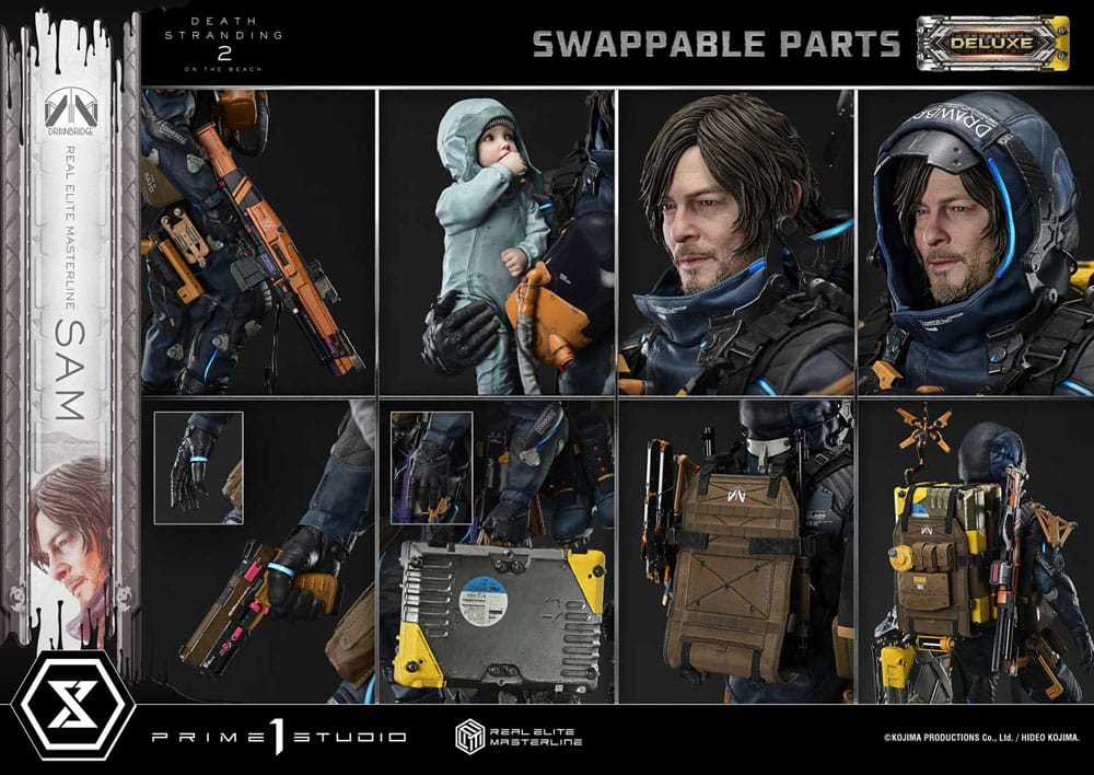 Death Stranding 2: On the Beach statuette Real Elite Masterline Series 1/3 Sam Deluxe Version 83 cm