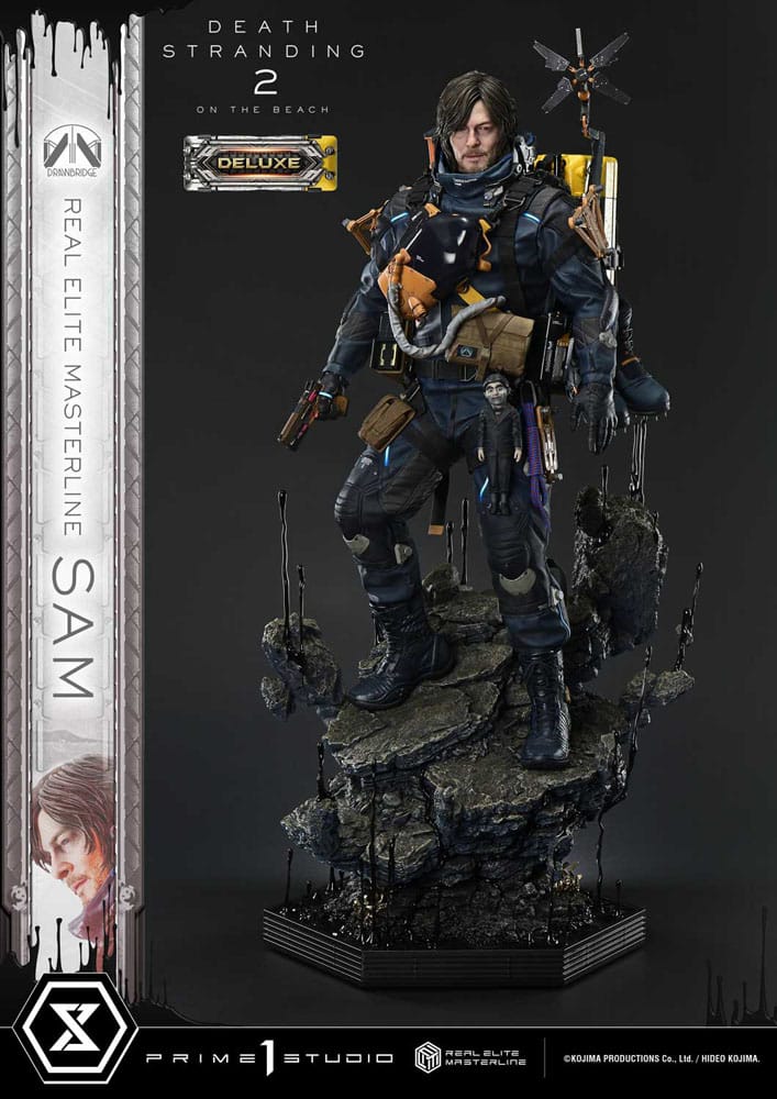 Death Stranding 2: On the Beach statuette Real Elite Masterline Series 1/3 Sam Deluxe Version 83 cm