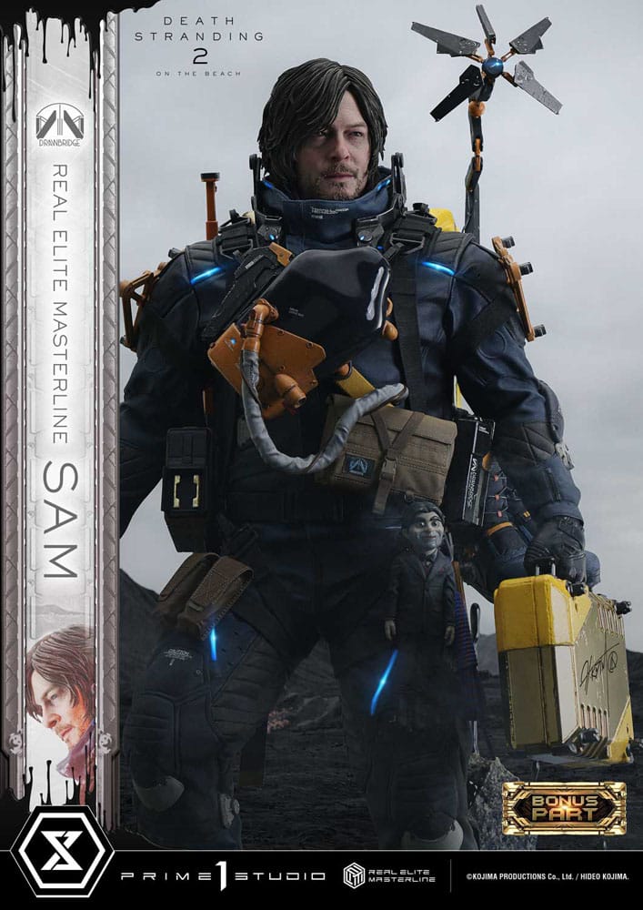 Death Stranding 2: On the Beach statuette Real Elite Masterline Series 1/3 Sam Deluxe Bonus Version 83 cm