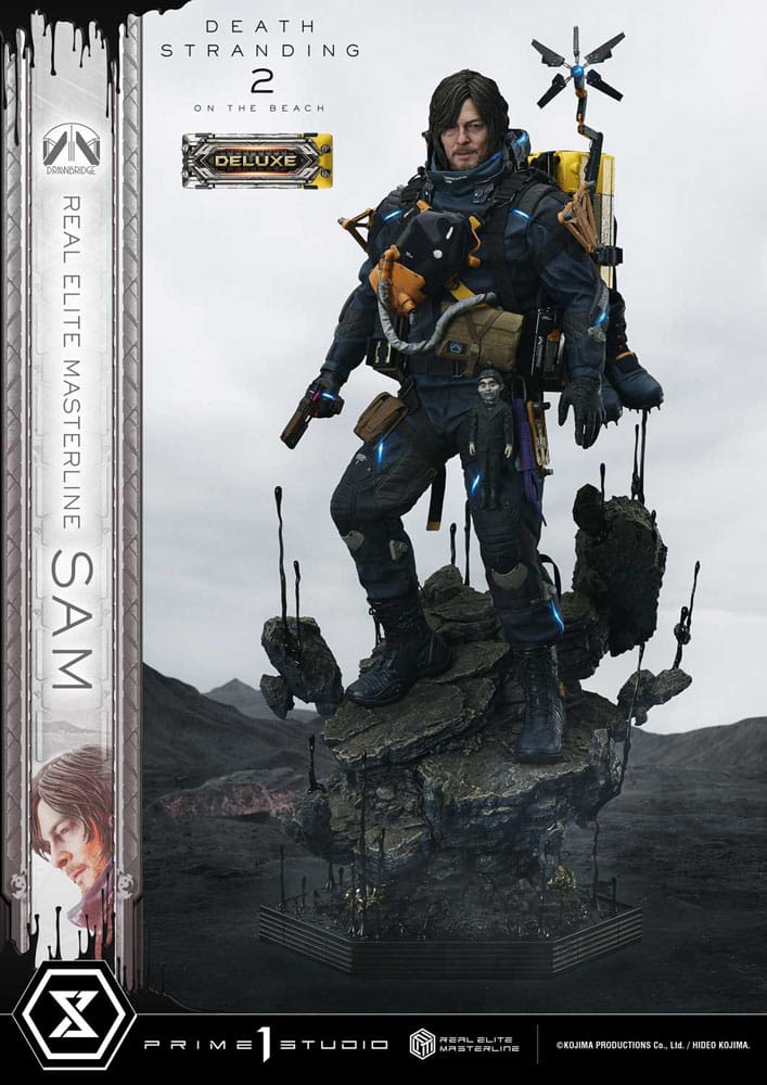 Death Stranding 2: On the Beach statuette Real Elite Masterline Series 1/3 Sam Deluxe Bonus Version 83 cm