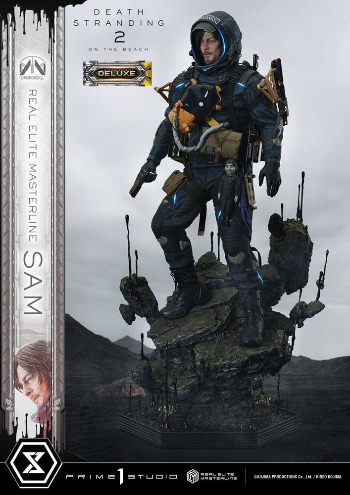 Death Stranding 2: On the Beach statuette Real Elite Masterline Series 1/3 Sam Deluxe Bonus Version 83 cm