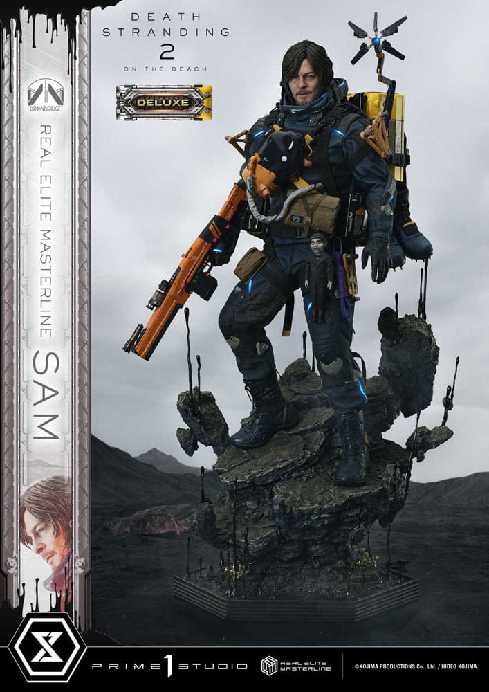 Death Stranding 2: On the Beach statuette Real Elite Masterline Series 1/3 Sam Deluxe Bonus Version 83 cm