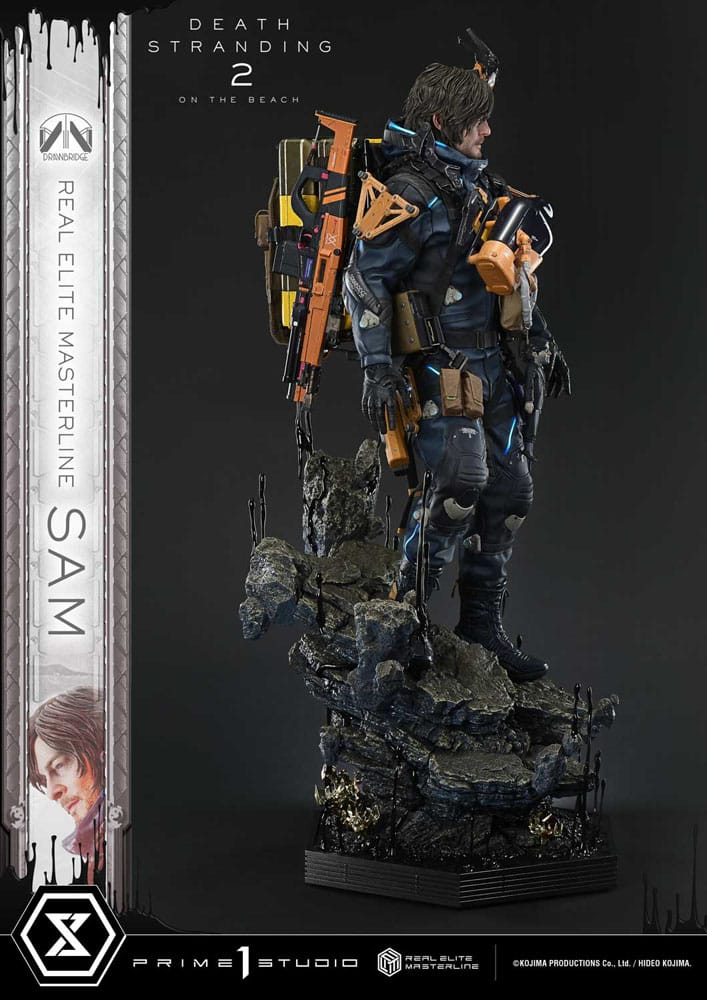Death Stranding 2: On the Beach statuette Real Elite Masterline Series 1/3 Sam Deluxe Bonus Version 83 cm