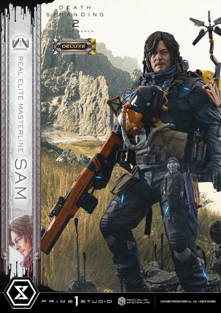 Death Stranding 2: On the Beach statuette Real Elite Masterline Series 1/3 Sam Deluxe Bonus Version 83 cm
