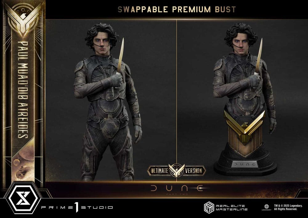 Dune: Part Two statuette Real Elite Masterline Series 1/3 Paul Atreides Ultimate Verison 90 cm