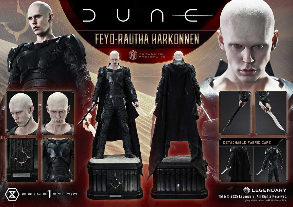Dune: Part Two statuette Real Elite Masterline Series 1/3 Feyd-Rautha Harkonnen 83 cm