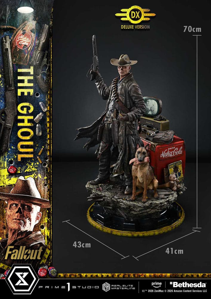 Fallout (TV Series) statuette Real Elite Masterline Series 1/4 The Ghoul Deluxe Version 64 cm