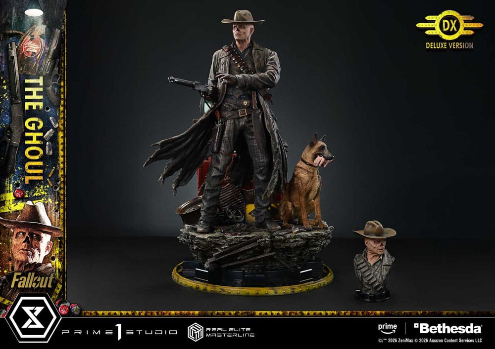 Fallout (TV Series) statuette Real Elite Masterline Series 1/4 The Ghoul Deluxe Version 64 cm