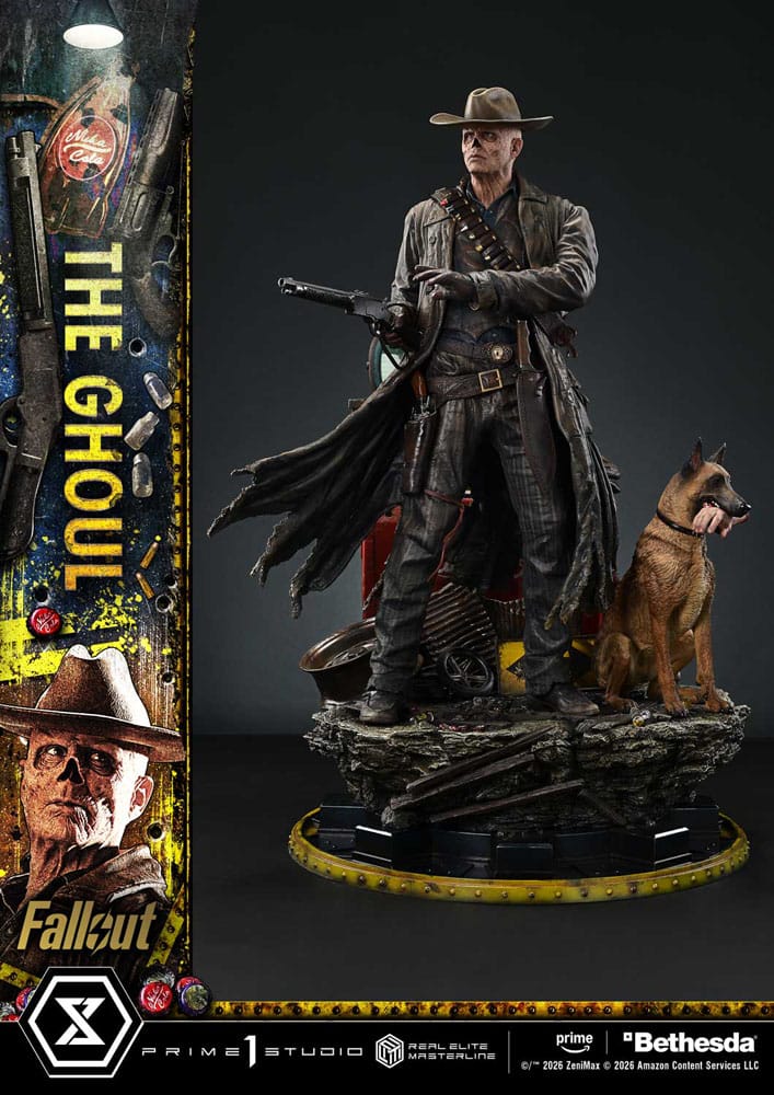 Fallout (TV Series) statuette Real Elite Masterline Series 1/4 The Ghoul Deluxe Version 64 cm