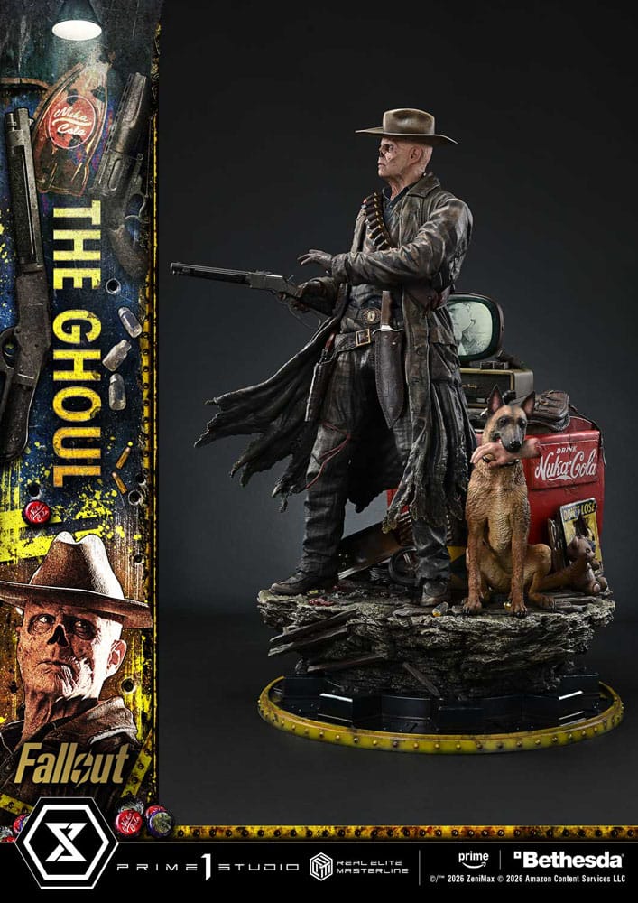 Fallout (TV Series) statuette Real Elite Masterline Series 1/4 The Ghoul Deluxe Version 64 cm