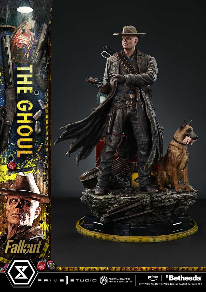 Fallout (TV Series) statuette Real Elite Masterline Series 1/4 The Ghoul Deluxe Version 64 cm
