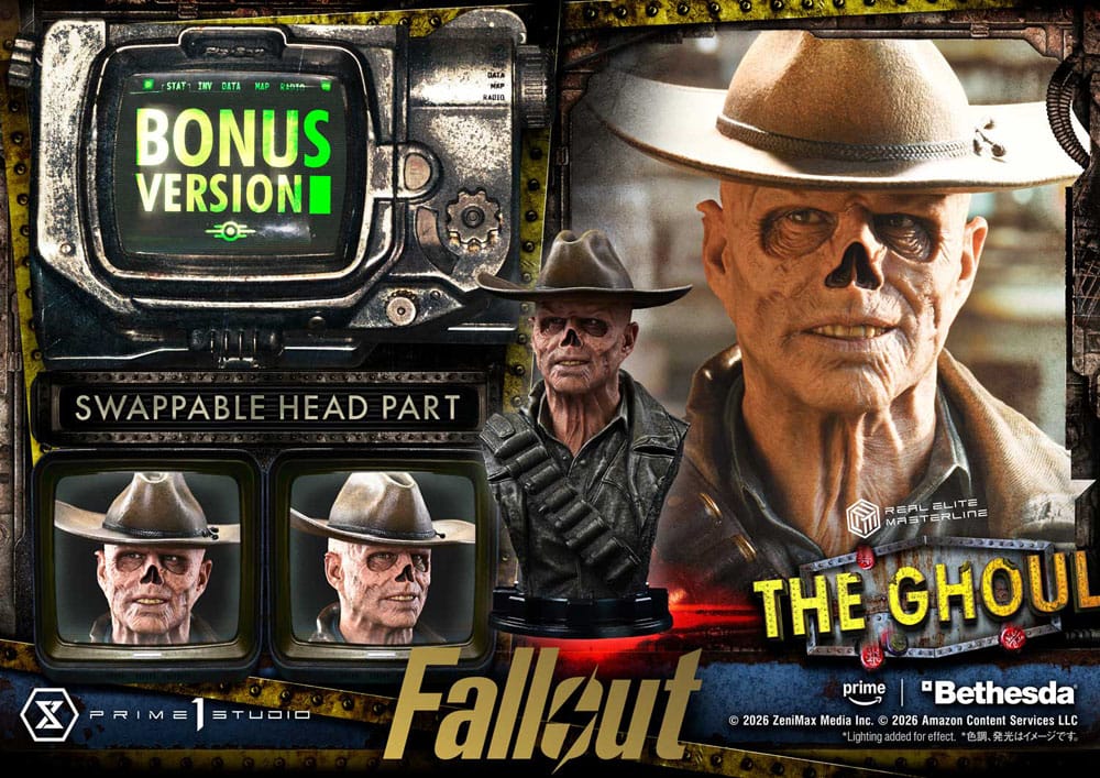 Fallout (TV Series) statuette Real Elite Masterline Series 1/4 The Ghoul DX Bonus Version 64 cm
