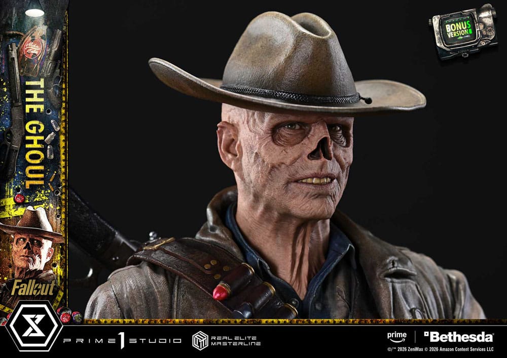 Fallout (TV Series) statuette Real Elite Masterline Series 1/4 The Ghoul DX Bonus Version 64 cm