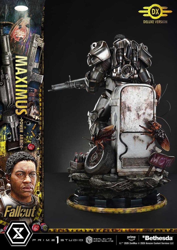 Fallout Real Elite Masterline Statue 1/4 Maximus Power Armor Deluxe Version 67 cm