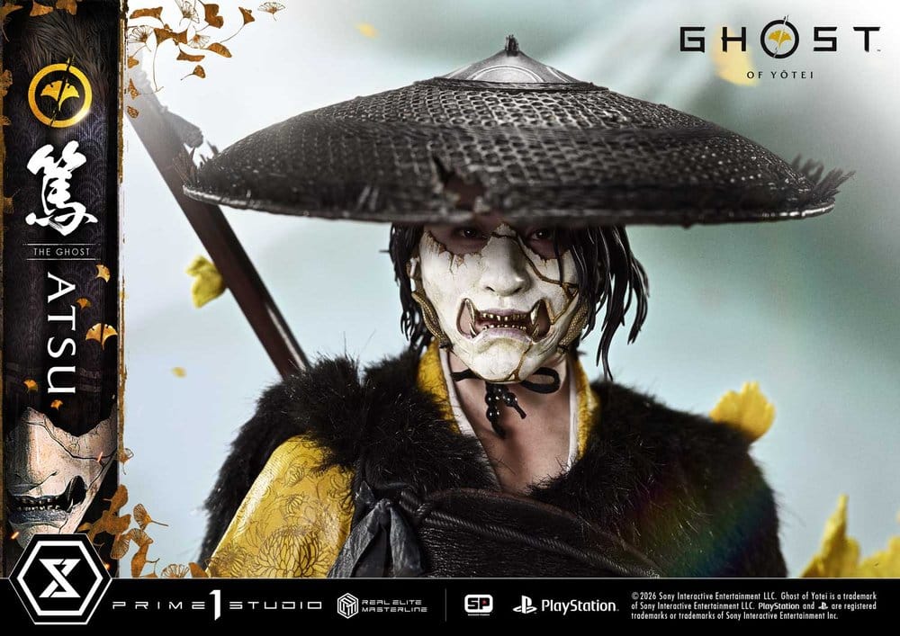 Ghost of Yotei Real Elite Masterline Statue 1/4 Atsu DX Bonus Version 59 cm