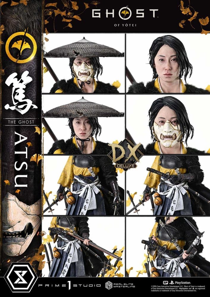 Ghost of Yotei Real Elite Masterline Statue 1/4 Atsu DX Bonus Version 59 cm