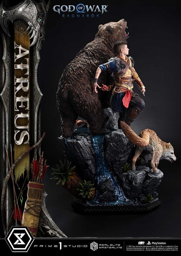 God of War: Ragnarok Real Elite Masterline statuette 1/3 Atreus DX Bonus Version 96 cm