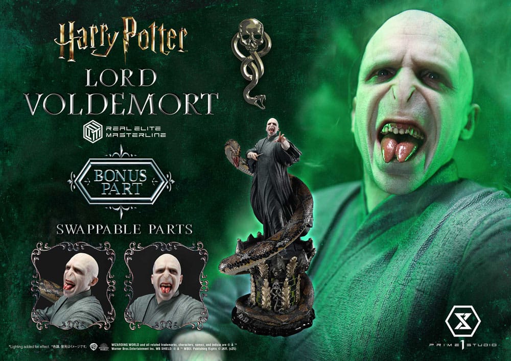 Harry Potter statuette Real Elite Masterline Series 1/4 Lord Voldemort Bonus Version 83 cm
