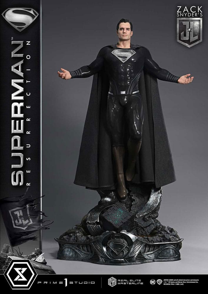 Zack Snyder's Justice League statuette Real Elite Masterline Series 1/3 Superman Resurrection Deluxe Ver. 95 cm