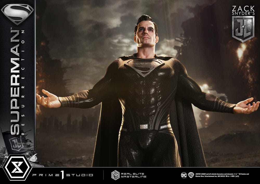 Zack Snyder's Justice League statuette Real Elite Masterline Series 1/3 Superman Resurrection Deluxe Ver. 95 cm