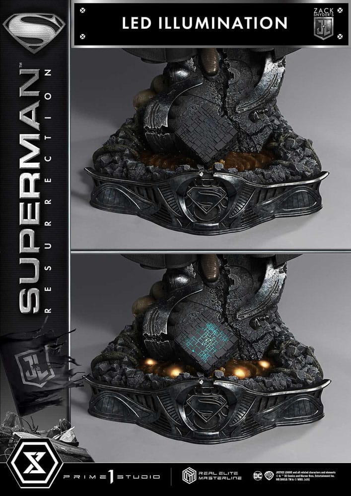 Zack Snyder's Justice League statuette Real Elite Masterline Series 1/3 Superman Resurrection Deluxe Ver. 95 cm