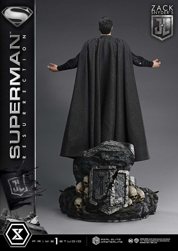 Zack Snyder's Justice League statuette Real Elite Masterline Series 1/3 Superman Resurrection Deluxe Ver. 95 cm