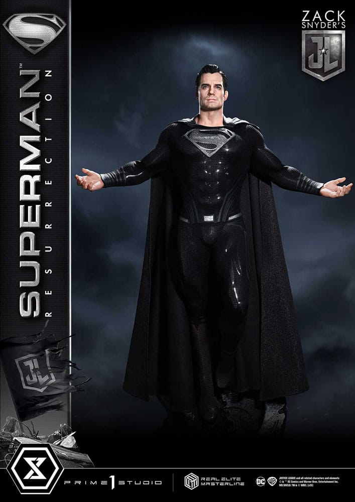 Zack Snyder's Justice League statuette Real Elite Masterline Series 1/3 Superman Resurrection Deluxe Ver. 95 cm
