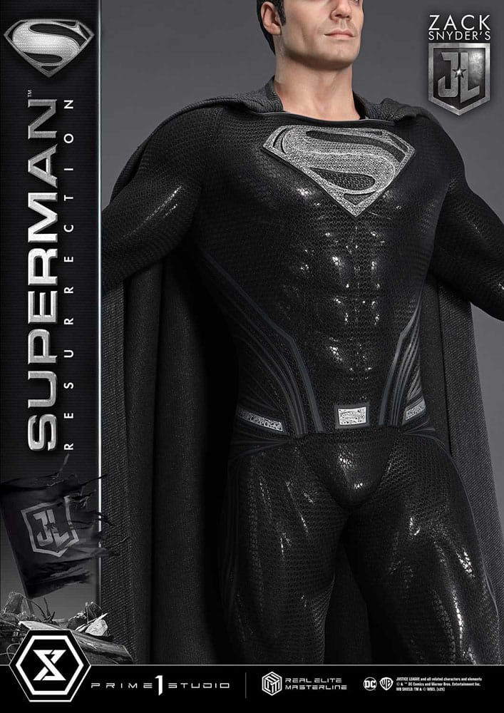 Zack Snyder's Justice League statuette Real Elite Masterline Series 1/3 Superman Resurrection Deluxe Ver. 95 cm