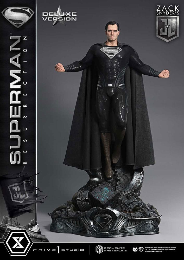 Zack Snyder's Justice League statuette Real Elite Masterline Series 1/3 Superman Resurrection Deluxe Ver. 95 cm