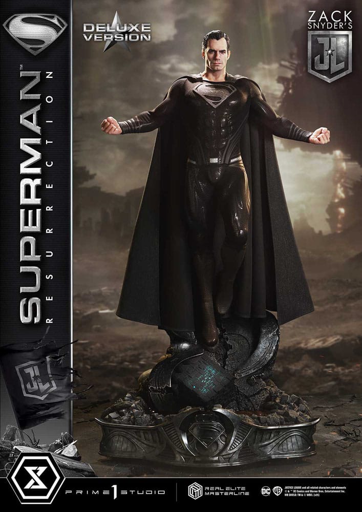 Zack Snyder's Justice League statuette Real Elite Masterline Series 1/3 Superman Resurrection Deluxe Ver. 95 cm