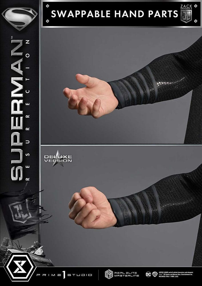 Zack Snyder's Justice League statuette Real Elite Masterline Series 1/3 Superman Resurrection Deluxe Ver. 95 cm