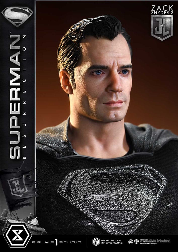 Zack Snyder's Justice League statuette Real Elite Masterline Series 1/3 Superman Resurrection Deluxe Ver. 95 cm