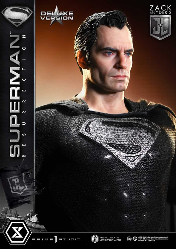 Zack Snyder's Justice League statuette Real Elite Masterline Series 1/3 Superman Resurrection Deluxe Ver. 95 cm