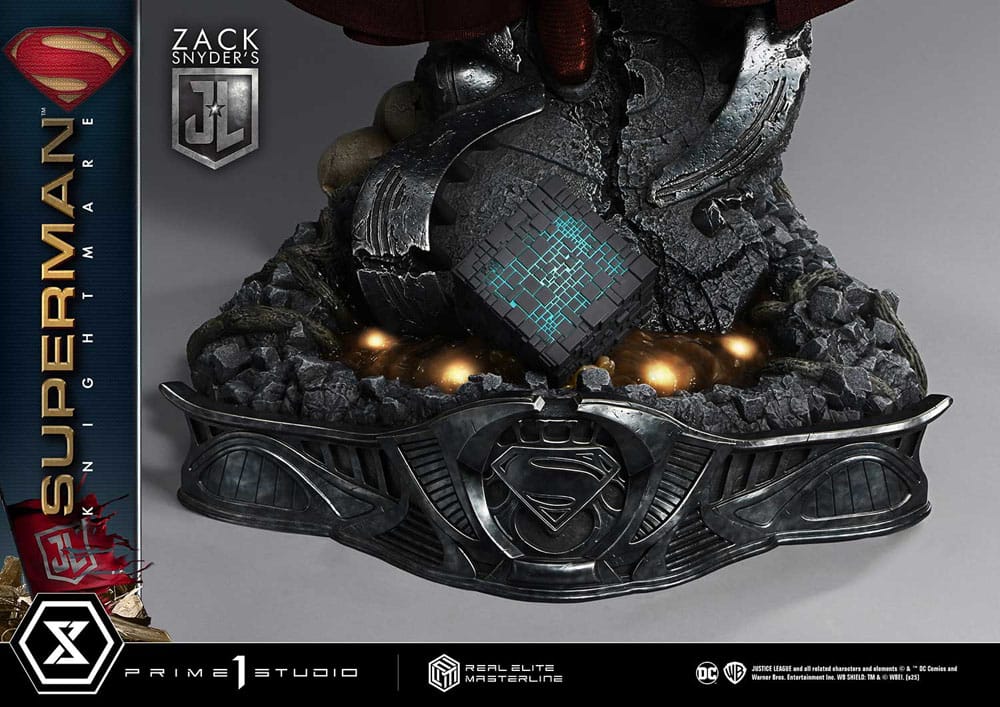 Zack Snyder's Justice League statuette Real Elite Masterline Series 1/3 Superman Knightmare Color Edition 95 cm