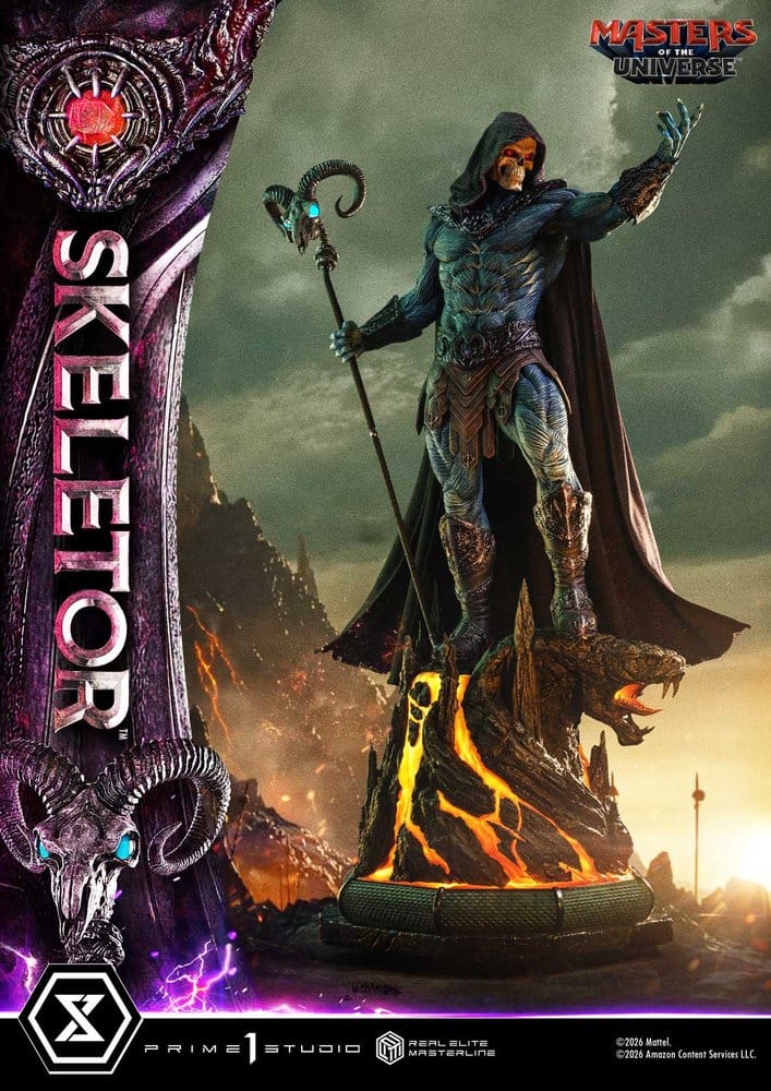 Les Maîtres de l'univers (2026 Film) Real Elite Masterline Series Statue 1/3 Skeletor 95 cm