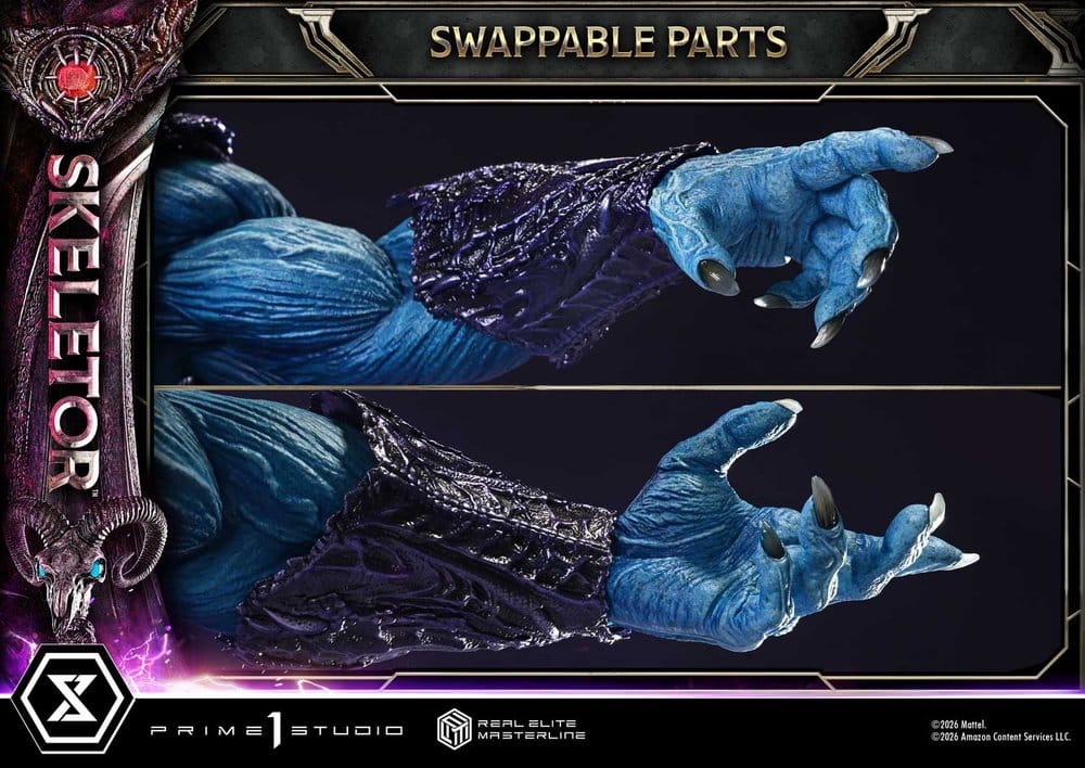 Les Maîtres de l'univers (2026 Film) Real Elite Masterline Series Statue 1/3 Skeletor 95 cm