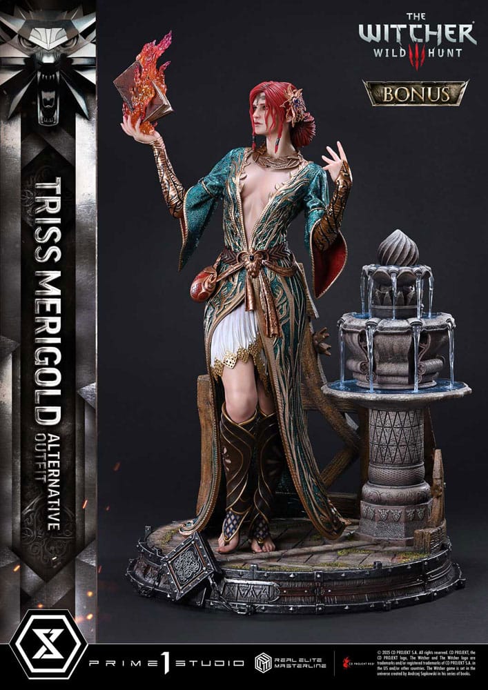 The Witcher 3: Wild Hunt statuette Real Elite Masterline Series 1/4 Triss Merigold Bonus Version 52 cm