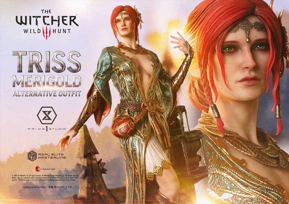 The Witcher 3: Wild Hunt statuette Real Elite Masterline Series 1/4 Triss Merigold Bonus Version 52 cm