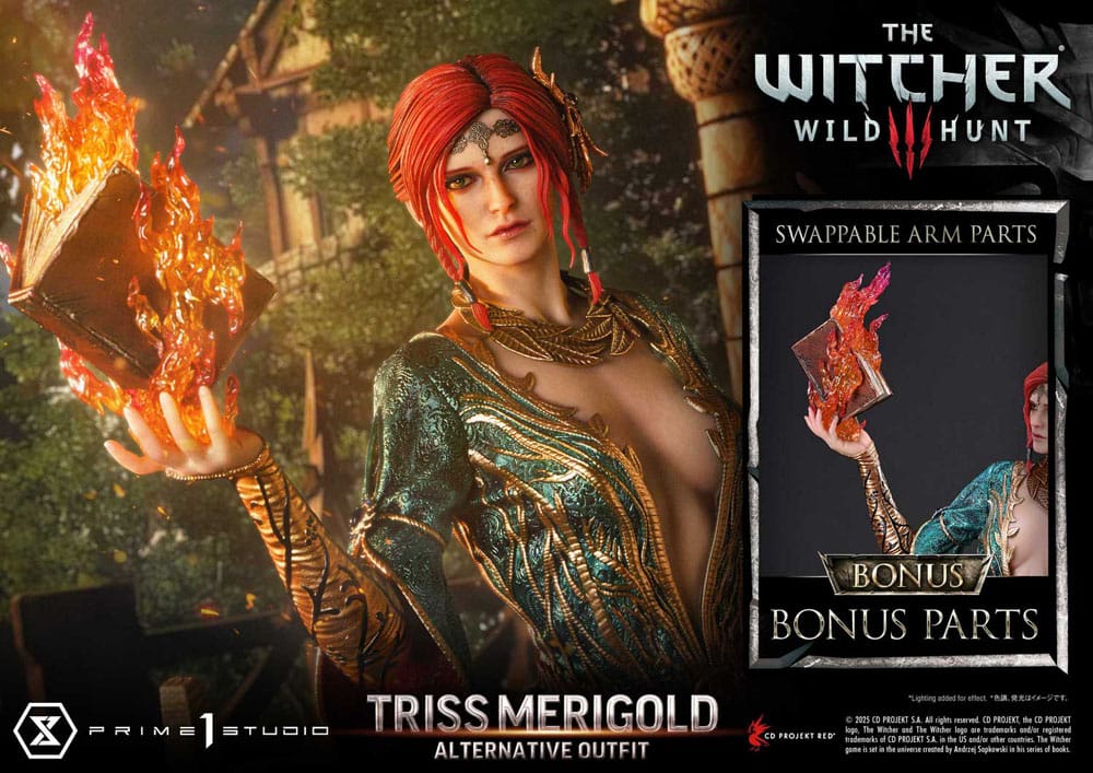 The Witcher 3: Wild Hunt statuette Real Elite Masterline Series 1/4 Triss Merigold Bonus Version 52 cm