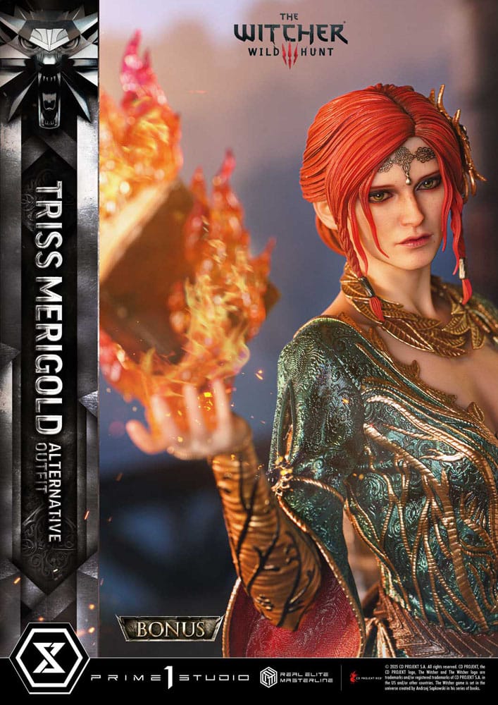The Witcher 3: Wild Hunt statuette Real Elite Masterline Series 1/4 Triss Merigold Bonus Version 52 cm